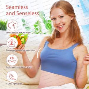 Copas de lactancia recubiertas de plata, copas reutilizables para recolección de leche materna |   Protectores de Pezones para Lactancia de Vaslcare - Product Image 4