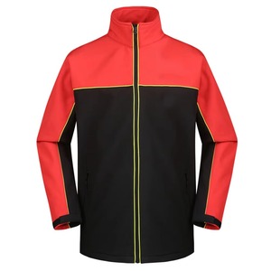 Veste softshell imperméable zippée pour homme, doublée polaire, à capuche, réfléchissante, pour l'hiver, la randonnée en plein air, coupe-vent et imperméable - Product Image 5