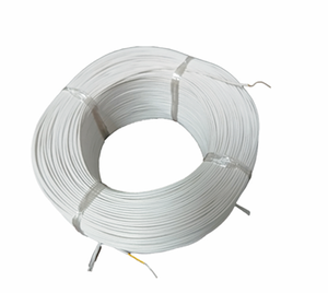 Fil chauffant spiralé à brin unique nu, usage industriel, conducteur en cuivre, isolation PTFE, 250°C - Product Image 2