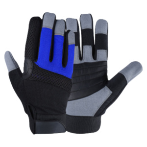 Amara Heavy Duty Synthetic Leather Gloves CE Certified Heat Resistant Adjustable Cuff High Resistant Construction Safety - Product Image 6