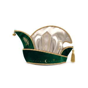 Chapeau de prince de carnaval de qualité supérieure avec broderie dorée, chapeau de fête pour déguisement, chapeau de carnaval - Product Image 1