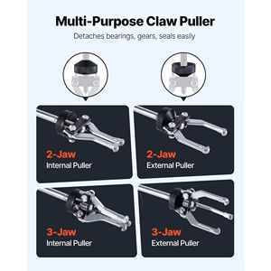 15PCS 9-Way Slide Hammer Gear <b>Puller</b> Set Front & Rear Wheel Axle Hub Dent Shaft Remover Tool Kit for Axle B - Product Image 4