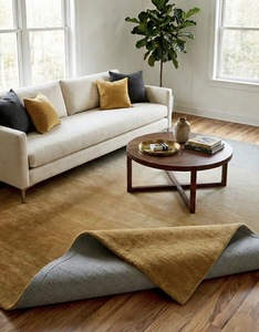 Ombre Tufted <b>Rug</b>, Modern Gradient Area <b>Rug</b>, Soft Neutral Carpet for Bedroom & Living Room - Product Image 3