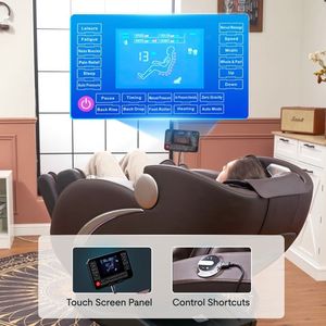 Poltrona Massaggiante Reclinabile Zero Gravity SL-Track con Shiatsu, Scansione Completa del Corpo, Airbag e Rulli per Piedi per Yoga Profondo - Product Image 5