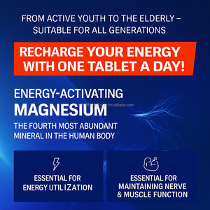 Comprimés de glycinate de magnésium 250mg 90 unités pour la relaxation des crampes musculaires OEM Corée - Product Image 5