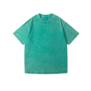 Camiseta de Manga Corta para Hombre, 100% Algodón, Cuello Redondo, Corte Regular, Color Sólido, Tejido de Punto - Product Image 3