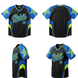 Camiseta de Béisbol Sublimada Personalizada, Corte Profesional, Malla Transpirable de Alto Rendimiento, Cierre Completo con Botones, Ropa Deportiva para Equipos - Product Image 6