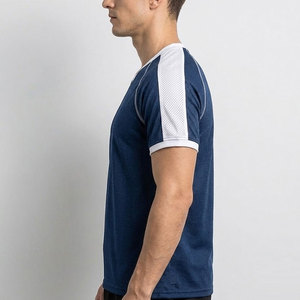 เสื้อยืดออกกำลังกายผู้ชายสมัยใหม่ เสื้อฝึกซ้อมระบายอากาศได้ดี สำหรับยิม ฟิตเนส วิ่ง ออกกำลังกาย กีฬา และชุดลำลองประจำวัน - Product Image 6
