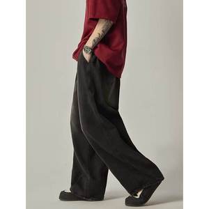 Pantalones Deportivos Casuales Ligeros Personalizados con Cintura Elástica, Lavado Ácido, Mezcla de Algodón, Estilo Urbano para Hombre - Product Image 3