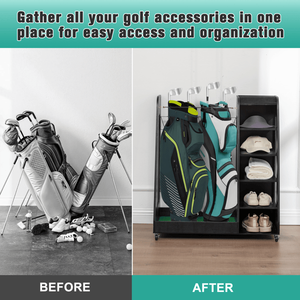 Organizzatore per Sacca da Golf Nero per Scaffali da Garage - Product Image 6