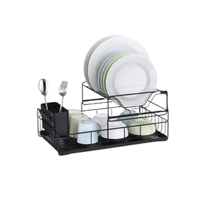 Elegant and sturdy stainless steel <b>dish</b> <b>rack</b> with sleek design to enhance your kitchen aesthetics - Product Image 4