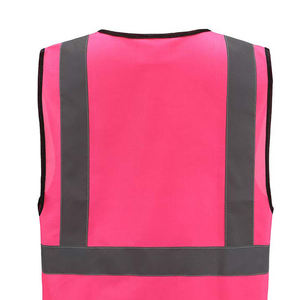Gilet de sécurité réfléchissant avec poches, classe 1 ANSI, imperméable, haute visibilité, logo personnalisé, haute qualité - Product Image 3
