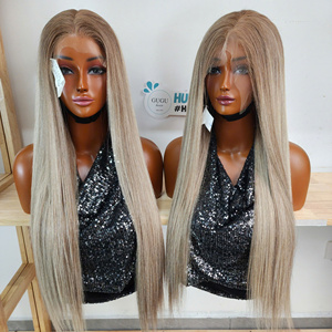 Raw Vietnamese Hair Super Double Drawn Highlight Color HD Lace Front <b>Wigs</b> Hight Quality Glueless <b>Wigs</b> Human Hair for <b>Black</b> Women - Product Image 1