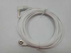 Cable y Cordón de Puesta a Tierra ESD con Núcleo de Cobre y Revestimiento de PU, Longitudes Personalizables (6', 8', 10'), Cables ESD Blancos, Negros y Azules - Product Image 5