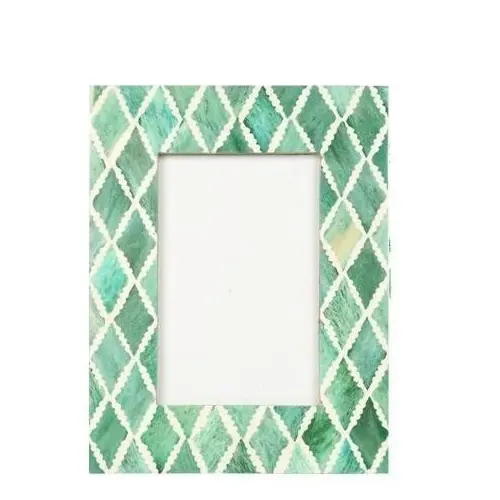 Latest Design Bone Inlay Decorative Photo Frame customize color and size and price for selling hot product