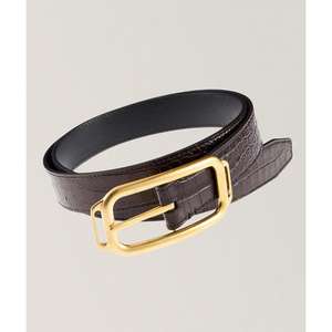 Ceintures formelles élégantes pour femmes, boucle en acier de luxe, ceinture en cuir 100% authentique, idées de cadeaux d'anniversaire, fabriqué en Inde - Product Image 5