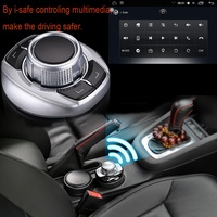 I-safe Universal 433Mhz Remote Media Mobil Nirkabel ABS 7 Tombol Tombol Baterai CR2032 Tombol Navigasi Mouse Pengontrol Pusat