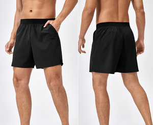 Popular Men Gym <b>Shorts</b> Quick Dry Nylon Jogger <b>Running</b> <b>Short</b> Pants Stretch Workout Men Casual Fitness Training Men - Product Image 2