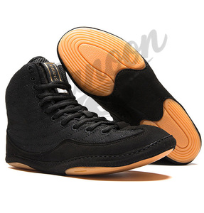 Chaussures de boxe personnalisées avec logo OEM, légères et confortables, pour l'entraînement professionnel et les combats, bottes de boxe légères - Product Image 6