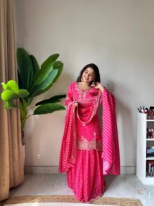 Salwar Kameez bordado con lentejuelas, traje listo para usar hasta el suelo para mujer, ropa tradicional india y pakistaní. - Product Image 1