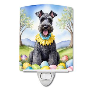 Kerry Blue Terrier Easter <b>Egg</b> Hunt <b>Ceramic</b> Night Light Compact UL-Certified for Bedroom Bathroom Nursery 6x4x3 Multicolor - Product Image 1