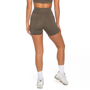 Shorts de yoga sans couture pour femmes, doux, extensibles, taille haute, respirants, pour fitness, entraînement, sport, course à pied, vêtements d'été actifs - Product Image 5