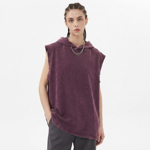Débardeur tricoté personnalisé pour femme, sans manches, 100 % polyester, séchage rapide, respirant, écologique, streetwear, vêtements de sport, OEM ODM - Product Image 1