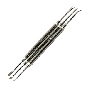 Elevadores periostales dentales, despegadores de tejido, instrumental quirúrgico de acero inoxidable para cirugía oral (Goldman, Fox) - Product Image 2