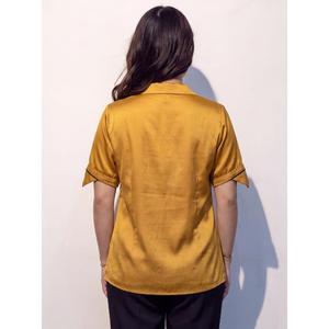 Camisa Casual para Mujer con Botones al Frente, Corte Holgado y Tela de Algodón Suave, Compre Directamente del Proveedor - Product Image 3