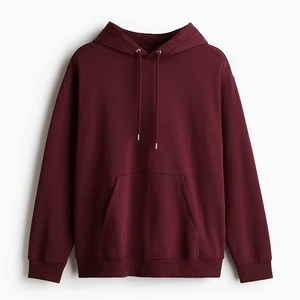 Premium 100% Cotton Fleece Hoodie for Men Loose Fit Pullover hooded with Collar Heavyweight Sweatshirt for Winter - Product Image 4