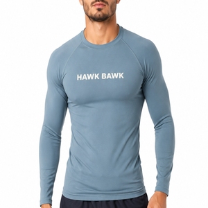 <b>Men</b> Short Sleeve <b>Compression</b> <b>Shirt</b> Premium Stretch Breathable Full Sleeve Quick Dry Polyester Breathable Material <b>For</b> <b>Men</b> - Product Image 1