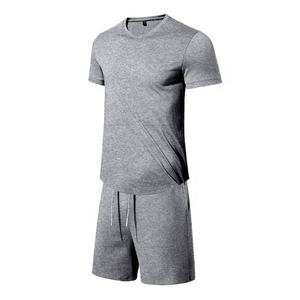 Men's Summer Breathable Quick Dry 100% Cotton Fashion Shorts and T-Shirt <b>Set</b> Plus Size Casual High Street Style <b>Twin</b> <b>Set</b> - Product Image 1