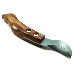 Cuchillo de hoja afilada para uso veterinario, utensilio de corte de caballo con forma ovalada, ideal para el cuidado de los caballos - Product Image 4