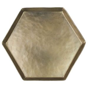 Luxury Food Serving <b>Tray</b> Octagonal Shape Decorative <b>Trays</b> Table Accessories Metal Crafts Handmade Gold <b>Tray</b> Wedding Decor Uses - Product Image 1