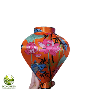 Large Hoi An Festival Lantern Handmade Vietnamese Silk Hanging Decor for Shopping Mall and Street Display - Product Image 3