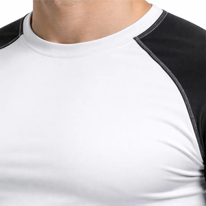 Haut de compression athlétique pour homme à manches longues, respirant, en Spandex/Polyester, anti-UV, imprimé sur mesure et coloré, pour MMA - Product Image 5