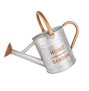 Arrosoir décoratif vintage en métal vert foncé pour la maison et le jardin, porte-fleurs, outils de jardinage - Product Image 2