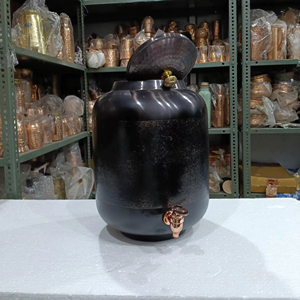 Wide Mouth Copper Water Dispenser Chunky Style Copper Water Dispenser Bold Finish Custom Factory Use Copper Water Dispenser - Product Image 5