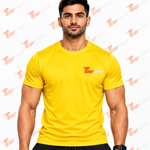 Camiseta Deportiva Casual de Verano para Hombre, Personalizada al por Mayor, Ropa Deportiva Ajustada, de Secado Rápido, para Gimnasio, Running y Fitness - Product Image 5