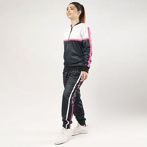 Conjunto Deportivo Impermeable y Cortavientos para Mujer, Personalizado OEM de Alta Calidad, con Cierre y Rayas, para Deportes al Aire Libre - Product Image 3