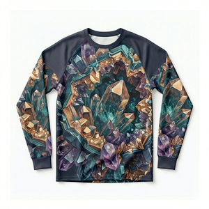 Camiseta de Pesca Personalizada por Sublimación, 100% Poliéster, Transpirable, de Secado Rápido, Antibacteriana, Absorbe la Humedad, Protección UV, Ligera - Product Image 4