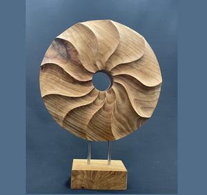 โต๊ะไม้ตกแต่งกลางห้องรับประทานอาหารที่ปรับแต่งได้ สำหรับใช้งานในชีวิตประจำวันและการจัดวางตกแต่งบ้านอย่างมีสไตล์และสะดวกสบาย - Product Image 1