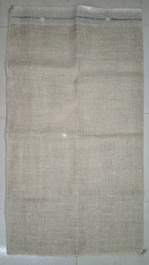Nouveaux sacs en jute de qualité alimentaire avec trou, 43x23.50 pouces, ex 43 pouces - 7.5 oz par 40, entièrement brillants, 9x9 pouces, avec lisière HKL, un bleu identique - Product Image 3