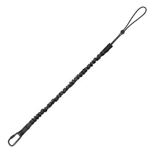 Lot de 5 mousquetons en aluminium à verrouillage par vis, cordon de sécurité pour outils, protection antichute rétractable 93-180 cm, type boucle à languette - Product Image 1