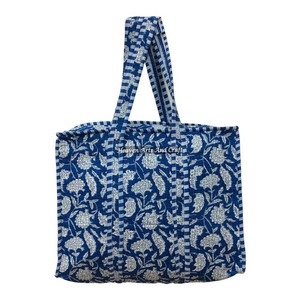 Sac fourre-tout matelassé en coton imprimé à la main indien de qualité supérieure, idéal pour les cadeaux, sac à bandoulière, sac de voyage indien - Product Image 5