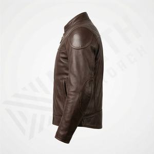 Veste de moto en cuir véritable pour homme de qualité supérieure, nouvelle arrivée, vestes de moto d'hiver, protections amovibles, personnalisables - Product Image 3
