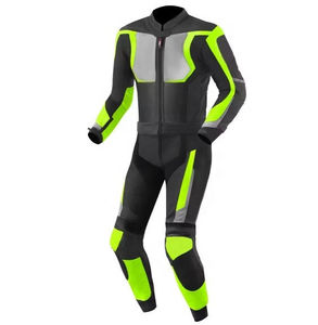 Combinaison de moto en cuir respirante et coupe-vent, design et logo personnalisés professionnels, avec service OEM - Product Image 5