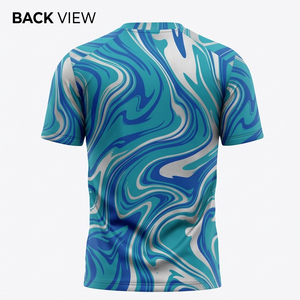 เสื้อฟุตบอลซับลิเมชั่นระบายอากาศได้ดี ซับเหงื่อ สำหรับผู้ชาย รับผลิตตามแบบ OEM พร้อมสกรีนโลโก้ ขายส่ง - Product Image 2