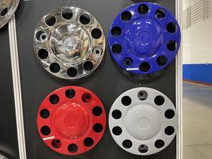 Anillo Protector de Cubierta de Rueda de Acero Inoxidable 225 T304 para Camión/Autobús, Diseño de Centro Cerrado para Rueda de Acero - Product Image 2