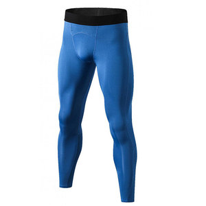 Leggings de compression pour hommes, entraînement fitness, haute qualité, best-seller, en spandex/nylon. - Product Image 1